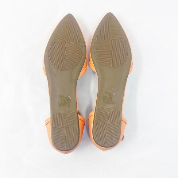 [ModCloth] Turn Back Prime T-Strap Retro Pointed Toe Vegan Ballet Flats Size 11 - Picture 11 of 11